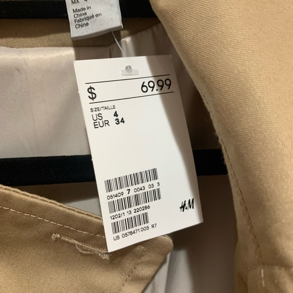 Beige H&M Trench Coat - Picture 2 of 4